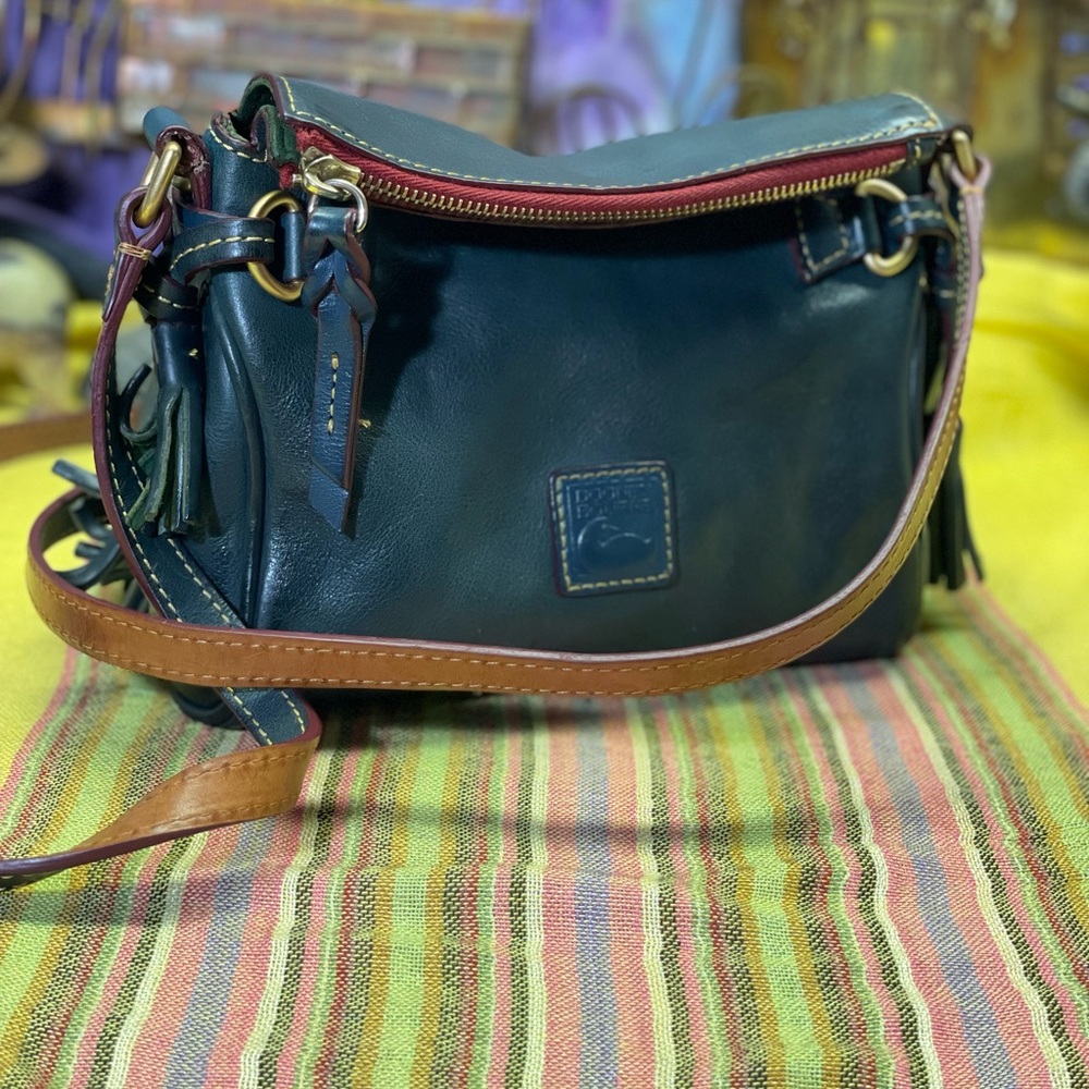 Small Green Leather DOONEY AND BOURKE Crossbody satchel